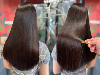 美容室 ケン(KEN)の写真/ひどいくせやうねりに悩む方にこそ体験して欲しい。【M3Dトステア縮毛矯正×M3Dピコトリートメント】