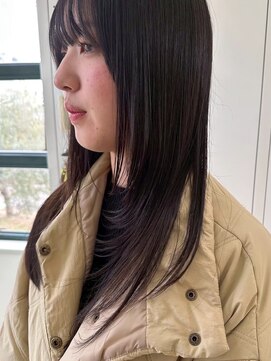 黒髪/クラゲヘアー/オリーブグレー/小顔/ココアベージュ/瀬田