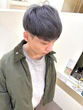 〈浅草 半個室〉メンズブリーチ/チャコールグレー