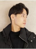 センターパート　理容室 バーバー リクルート ビジネスヘア 短髪