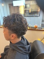 ボンド(Bond)&nbsp;黒髪20代メンズパーマ 岐阜市 シャドウパーマ