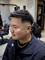 ジ オブスキュア(THE OBSCURE) ホワイトメッシュ×フェード