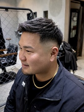 ジ オブスキュア(THE OBSCURE) ホワイトメッシュ×フェード