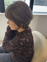 レヴリー(reverie)&nbsp;白髪ぼかしアンブレラハイライトショートヘア白髪40代