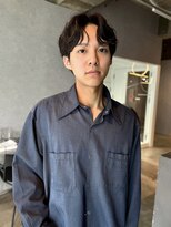 イトシテ センターパート×ニュアンススパイラルパーマ 【鎌田 隆雅】