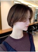 コンパクトショートカット丸みショートくびれショートボブ表参道
