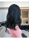 韓国風くびれミディ×ダークグレージュダークブルー