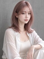 サムシング(Something.)&nbsp;透明感_ピンクベージュ_大人レイヤー