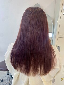 グラム 岡崎南店(gram) チェリーレッド＿ボルドー＿韓国カラー＿ピンクベージュ_128