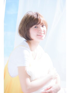 ネオリーブチノ 登戸店(Neolive cino) 【登戸neolive cino】エアリーショートBOB カーキアッシュ