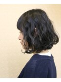 黒髪ボブ