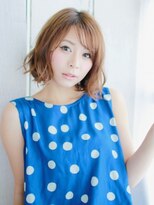 ナル 白山神社参道通り店(nalu)&nbsp;シースルーバングの外ハネカール