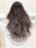 シルバーグレージュ×バレイヤージュ【Ellen新宿】