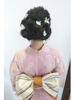 ヘアーアンドスパ フェリーチェ ミチ 野田屋町店(HAIR&SPA felice MICHI)&nbsp;浴衣+ヘアセット