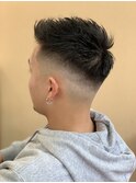 短髪 フェード