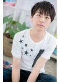 黒髪ダークアッシュ爽やかツーブロックショート