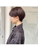 束感ショート/耳かけショート/束感ショート