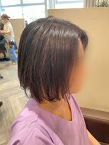 バグズ ヘアデザイン 桔梗が丘店(Baguz HAIR DESIGN)&nbsp;シークレットハイライト×アースカラー×ボブ20代30代40代50代