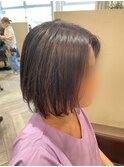 シークレットハイライト×アースカラー×ボブ20代30代40代50代