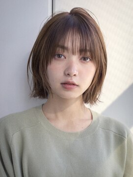 エインアンリー 表参道(AIN.ANLY.) 大人おしゃれ前髪あり外ハネボブ20代30代【AIN.表参道】川原大地