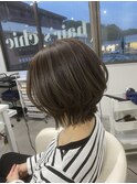外ハネボブ×グレイナチュラル