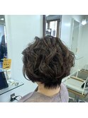 結婚式お呼ばれショートヘアアレンジ