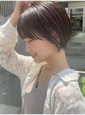 ボブ風ショート#イメチェン#外ハネボブ#美髪#ワイドバング