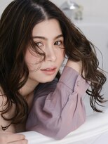 ロアー ヘアー リンク 葛西駅前店(RAWR hair link)&nbsp;【RAWR】ココアブラウン_色気_ブルベ_パーマヘア