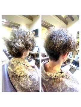 アックスピュア(axe pure) 癖毛を活かしたメンズスタイル！