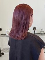 ロラン(LORAN by mahae)&nbsp;ピンク×ミディボブ