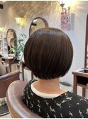 襟足スッキリショートボブ