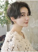 大人マッシュショート／丸みショート／イメチェン／30代40代50代