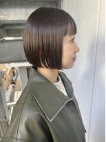 フィーユ(feey)&nbsp;ミニボブ　ショートボブ　スモーキーベージュ