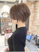 前髪ありなし面長丸顔/20代/30代/40代/ショート/ボブ【荒牧】