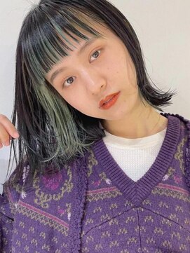 ディッセンバー 神宮前(December) 切りっぱなしボブ/エアリーロング/美髪/ピンクブラウン