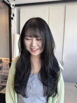 インデックスヘアー 錦糸町店(in'dex hair) 髪質改善グレージュカラーカーキベージュレイヤーロング錦糸町