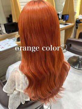 ヴァネッサ VANESSA オレンジカラー×渡辺りん