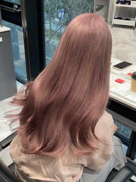 リアン バイ キートス(Lien by kiitos) ラベンダーピンク/グレージュ/ベージュ/学生/u24/ロングヘア