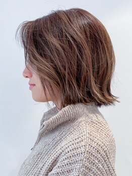 アグレアーブルの写真/忙しい朝の準備が楽になる♪乾かすだけでキマる再現性の高いカットで、毎日のスタイリングも楽々◎