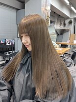 ヴェルダ 池袋店(verda)&nbsp;ブリーチなしダブルカラー　ミルクティー