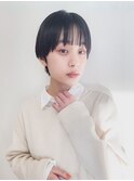 黒髪クールボブ