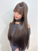韓国風巻き　髪質改善ストレート　顔周りカット　SAYAKA