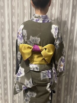 リンクス ヘアーアンドリラックス(Link's Hair&Relax)の写真/花火大会など夏のイベントに♪浴衣を着て、思い出を彩ろう！着崩れしない着付けで楽しい時間を☆