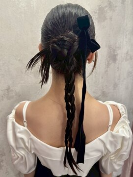 ヘアアレンジメント ボガスティーズ 溝の口店(Hair arrangement Vogusty's) カチモリ×y2k/ストリート/ファッション/ブライダル