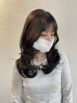 スターリバー(STAR RIVER)&nbsp;ダークグレージュ×レイヤーカット