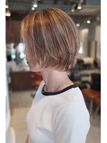 アデプト 金町店(adept)&nbsp;ハイライト×ショートボブ