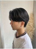 曲がる縮毛矯正でつくるナチュラルセンターパート