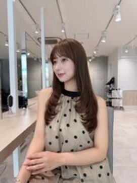 アッシュ 西船橋店(Ash) オリーブベージュ×レイヤースタイル