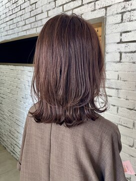 ピアーネ(PIANE) ツヤ＋エアリー◎  ラベンダーブラウン