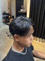 ブルニール 心斎橋(BLEUNIR)&nbsp;フェザーショート　ビジネスヘア　毛流れ　刈り上げ